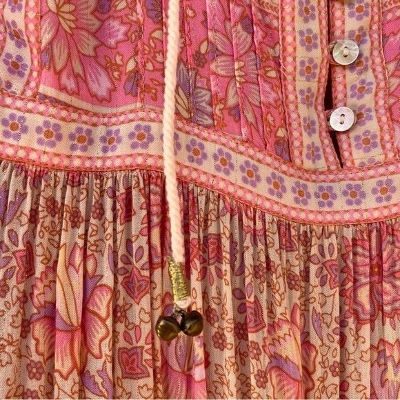 Spell & The Gypsy Collective Poinciana Midi dress in Pink - Picture 13 of 15